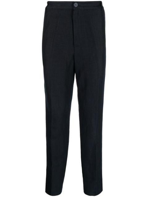 high-rise tapered trousers by ARMANI EXCHANGE