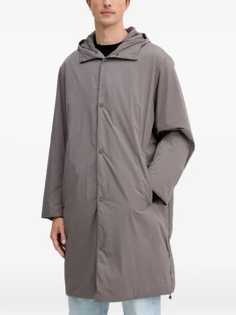 hoodied-buttoned coat by ARMANI EXCHANGE