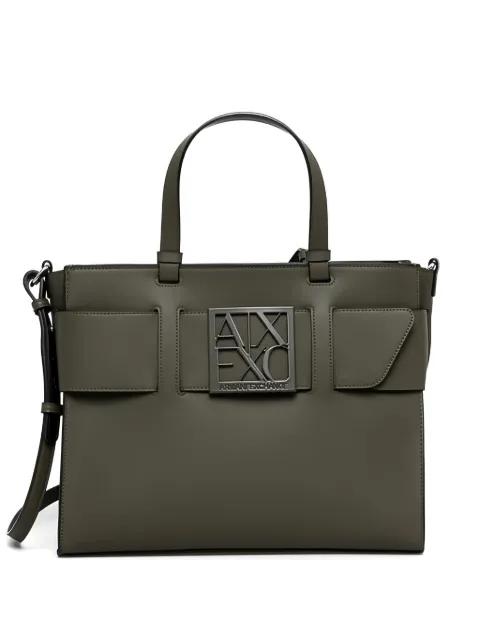 logo-applique tote bag by ARMANI EXCHANGE