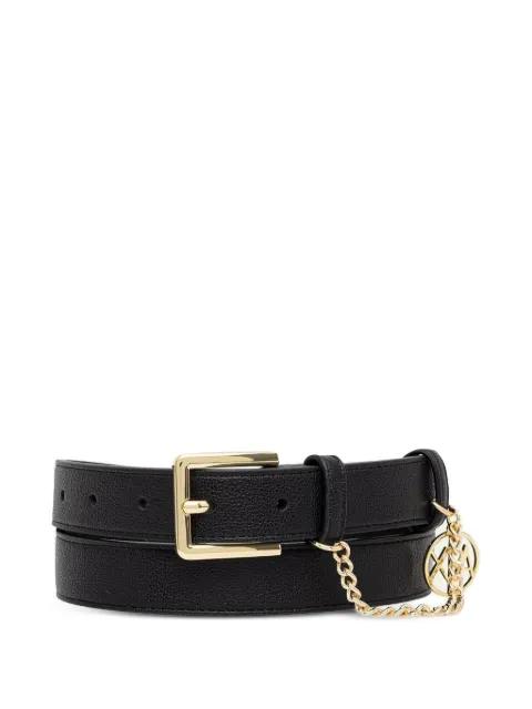 logo-charm chain-detail belt by ARMANI EXCHANGE