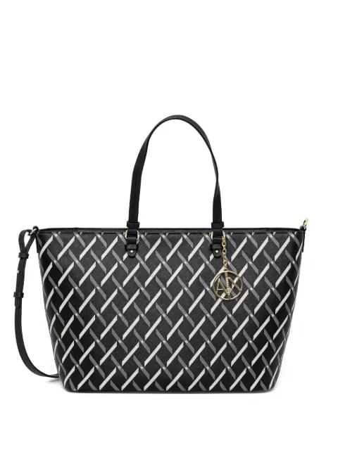 logo-charm tote bag by ARMANI EXCHANGE