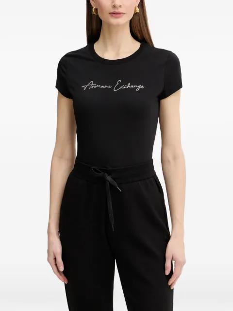 logo-detail T-shirt by ARMANI EXCHANGE