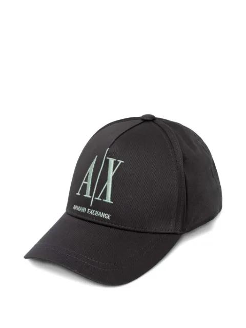 logo-detail baseball cap by ARMANI EXCHANGE