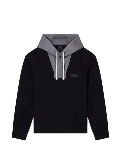 logo-detail hoodie by ARMANI EXCHANGE