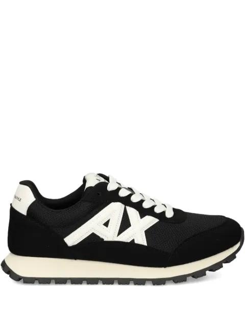 logo-detail mesh panel sneakers by ARMANI EXCHANGE
