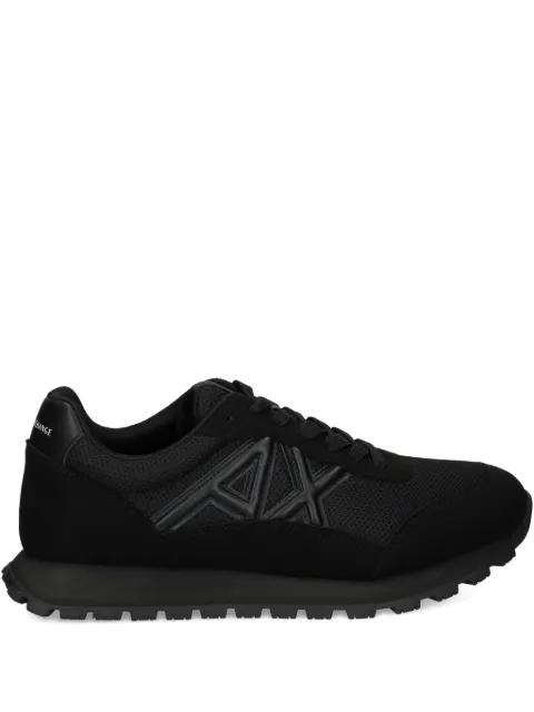 logo-detail mesh trainers by ARMANI EXCHANGE