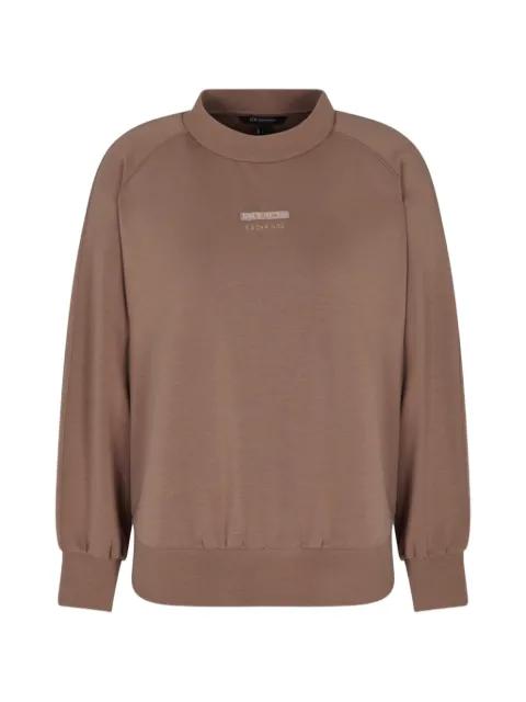 logo-detail sweatshirt by ARMANI EXCHANGE