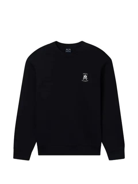 logo-detail sweatshirt by ARMANI EXCHANGE