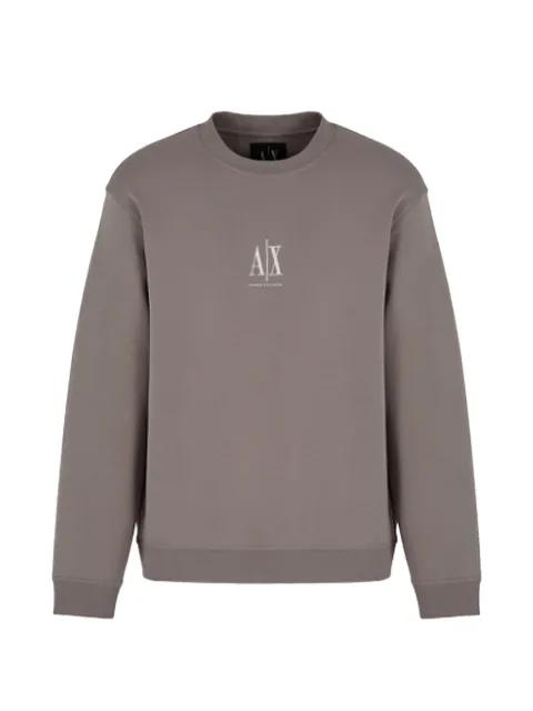 logo-detail sweatshirt by ARMANI EXCHANGE