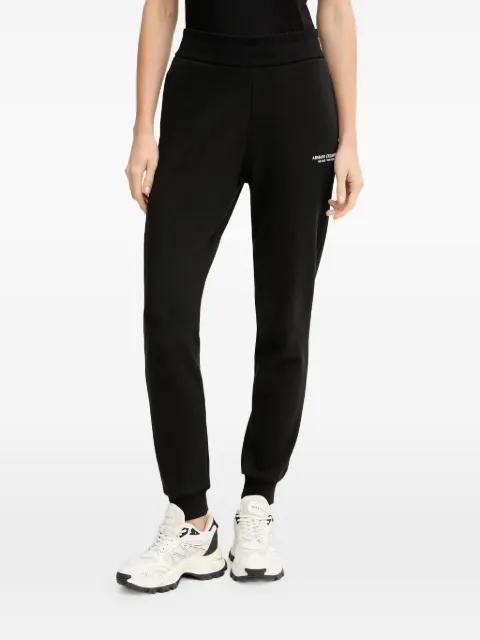 logo-detail  trousers by ARMANI EXCHANGE