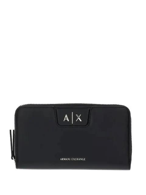 logo-detail wallet by ARMANI EXCHANGE