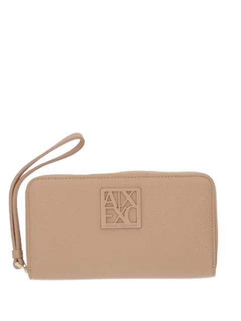 logo-detail zip-fastening wallet by ARMANI EXCHANGE