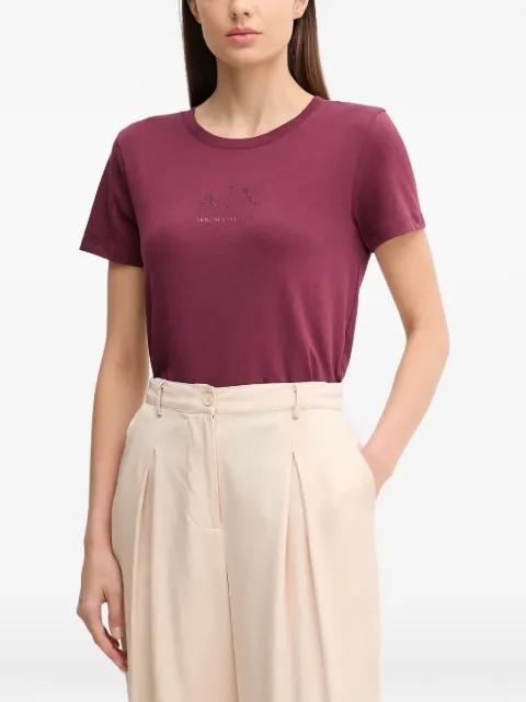 logo-embellished T-shirt by ARMANI EXCHANGE