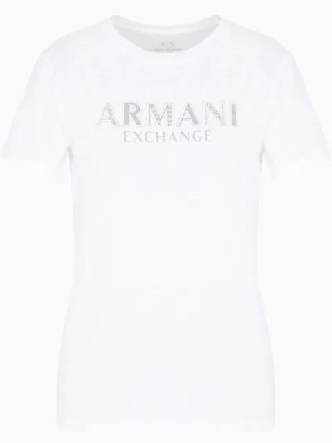 logo-embellished T-shirt by ARMANI EXCHANGE