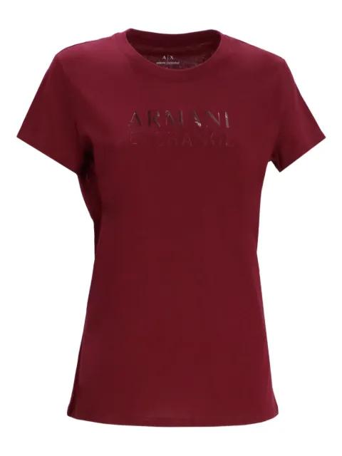 logo-embellished cotton T-shirt by ARMANI EXCHANGE