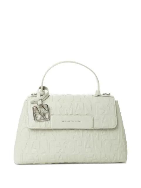 logo-embossed top-handle tote bag by ARMANI EXCHANGE