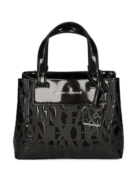 logo embossed tote bag by ARMANI EXCHANGE