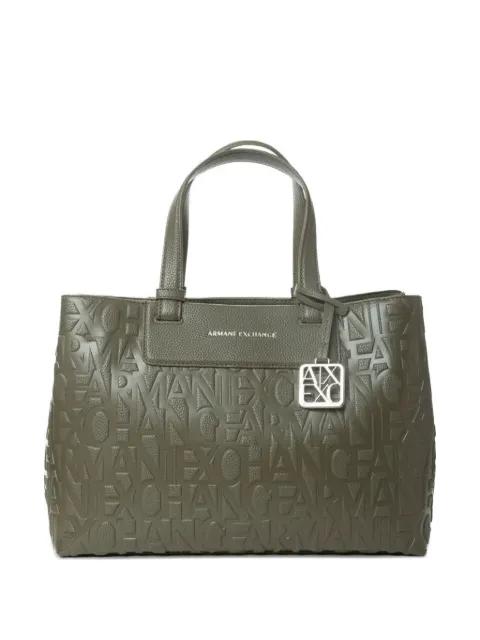 logo-embossed tote bag by ARMANI EXCHANGE