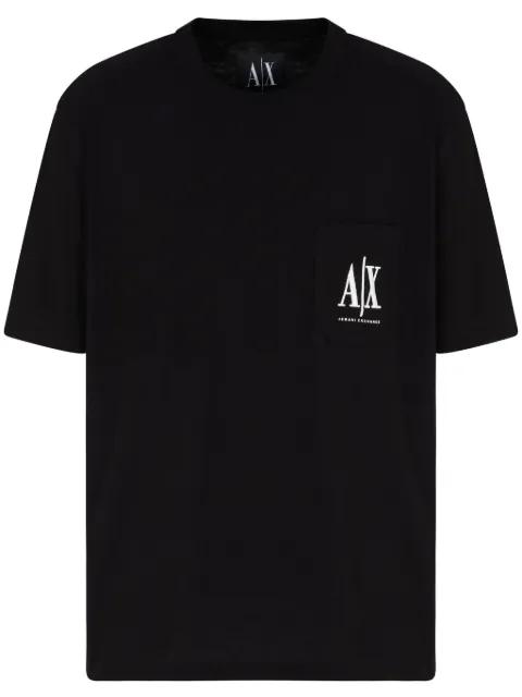 logo-embroidered T-shirt by ARMANI EXCHANGE