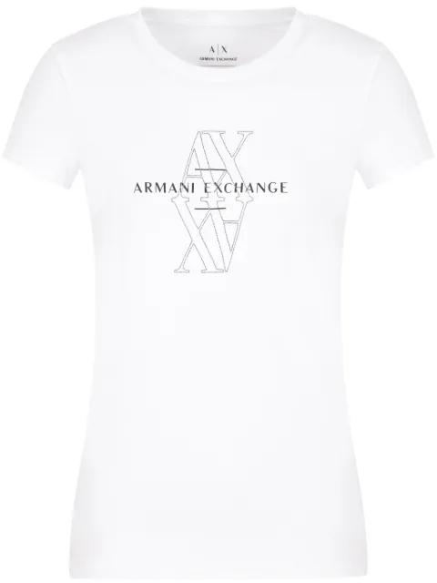logo-embroidered T-shirt by ARMANI EXCHANGE