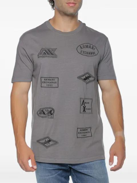 logo-embroidered T-shirt by ARMANI EXCHANGE