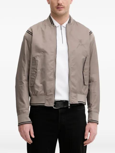 logo-embroidered bomber jacket by ARMANI EXCHANGE