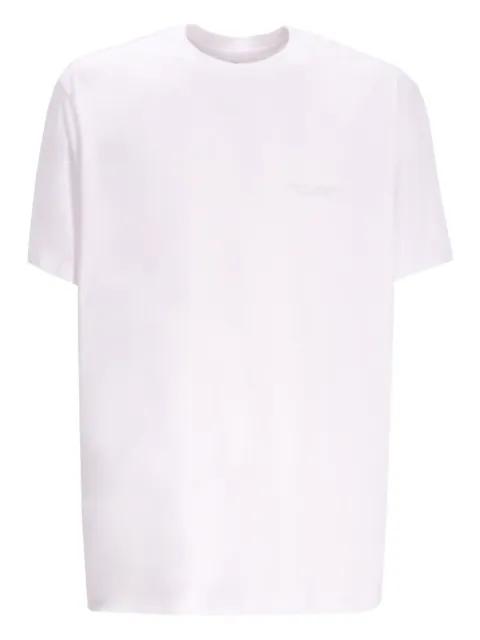 logo-embroidered cotton T-shirt by ARMANI EXCHANGE