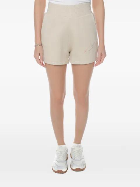 logo-embroidered elasticated shorts by ARMANI EXCHANGE