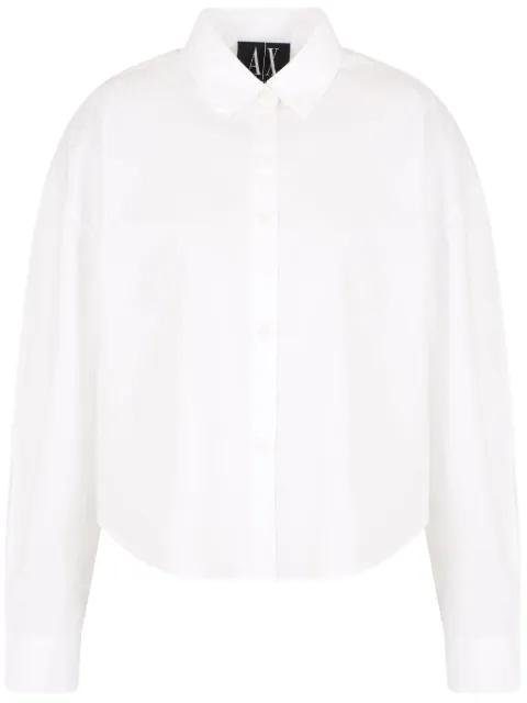logo-embroidered shirt by ARMANI EXCHANGE
