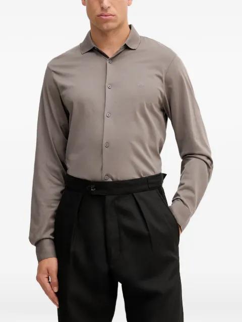 logo-embroidered shirt by ARMANI EXCHANGE