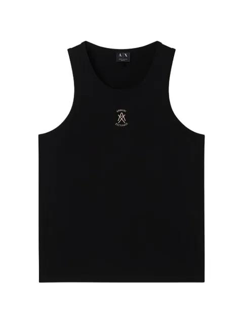 logo-embroidered tank top by ARMANI EXCHANGE