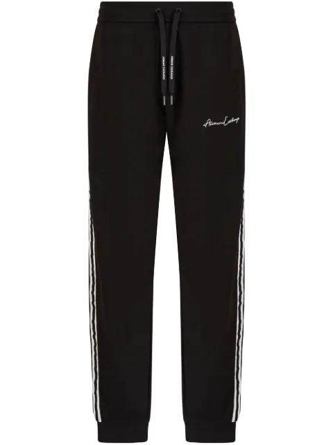 logo-embroidered track pants by ARMANI EXCHANGE