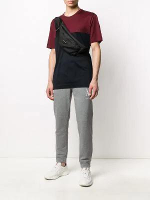 logo embroidered track pants by ARMANI EXCHANGE