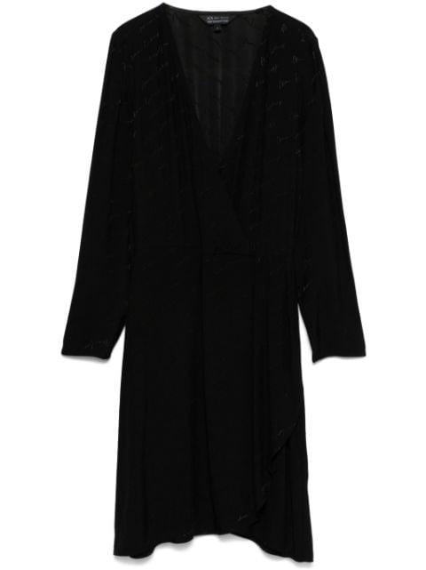logo-jacquard mini dress by ARMANI EXCHANGE