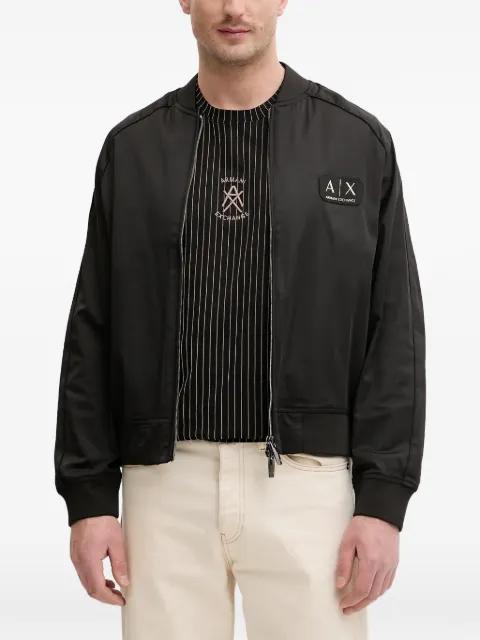 logo-patch bomber jacket by ARMANI EXCHANGE