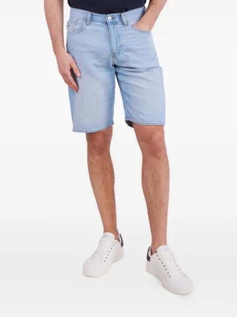 logo-patch denim shorts by ARMANI EXCHANGE