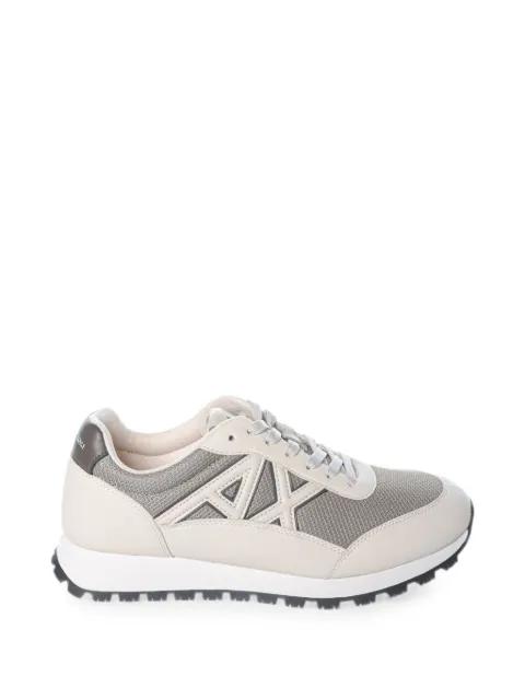 logo-patch panelled sneakers by ARMANI EXCHANGE