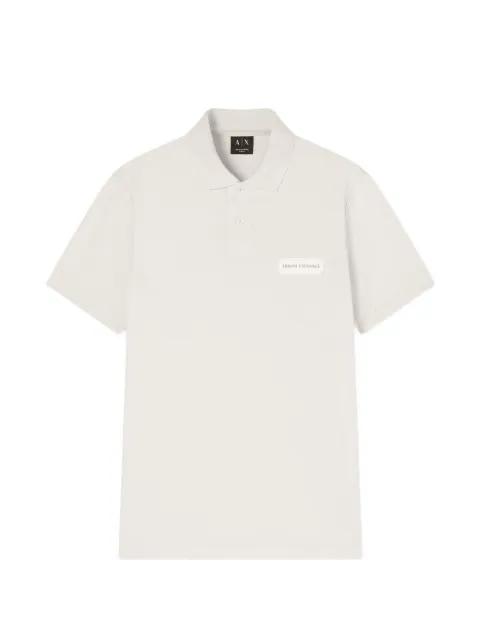 logo-patch polo shirt by ARMANI EXCHANGE