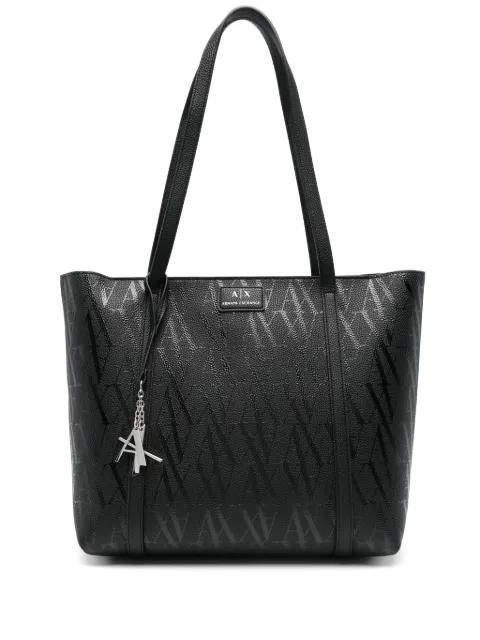 logo-pattern tote bag by ARMANI EXCHANGE