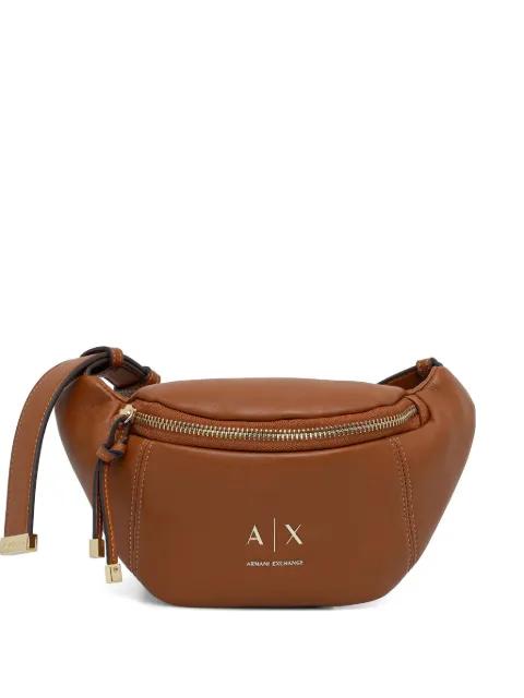 logo-plaque belt bag by ARMANI EXCHANGE