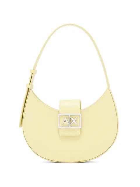 logo-plaque crescent tote bag by ARMANI EXCHANGE