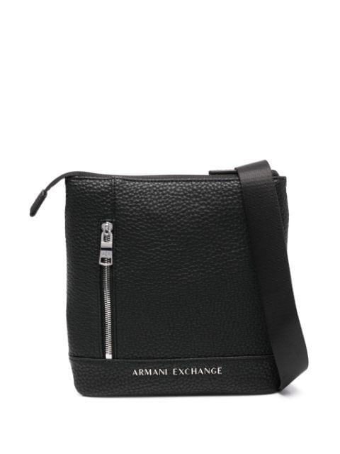 logo-plaque messanger bag by ARMANI EXCHANGE