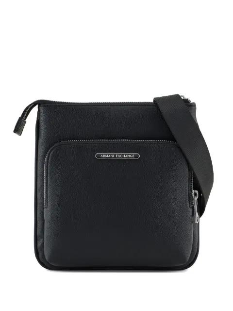 logo-plaque messenger bag by ARMANI EXCHANGE