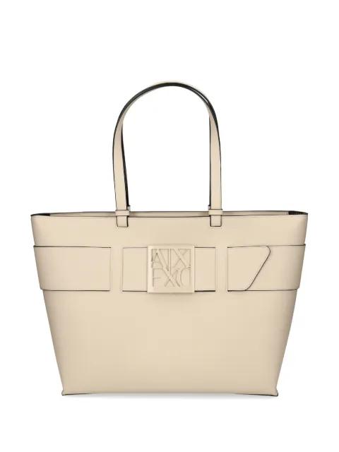 logo-plaque tote bag by ARMANI EXCHANGE