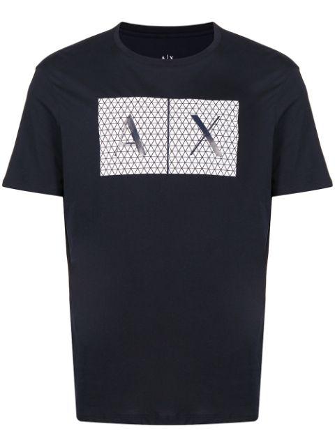 logo-print T-shirt by ARMANI EXCHANGE