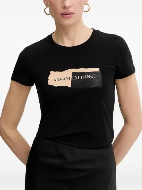 logo-print T-shirt by ARMANI EXCHANGE