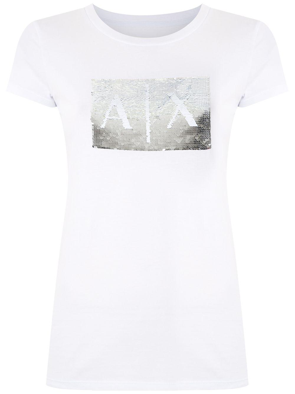 logo print T-shirt by ARMANI EXCHANGE