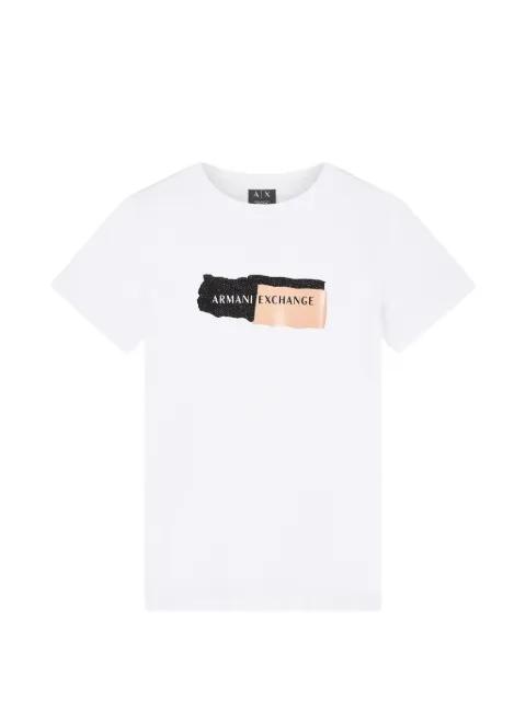 logo-print T-shirt by ARMANI EXCHANGE
