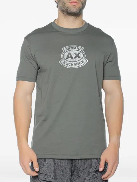 logo-print T-shirt by ARMANI EXCHANGE