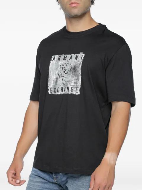 logo-print T-shirt by ARMANI EXCHANGE